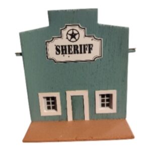 HO Scale Sheriff Station Wooden